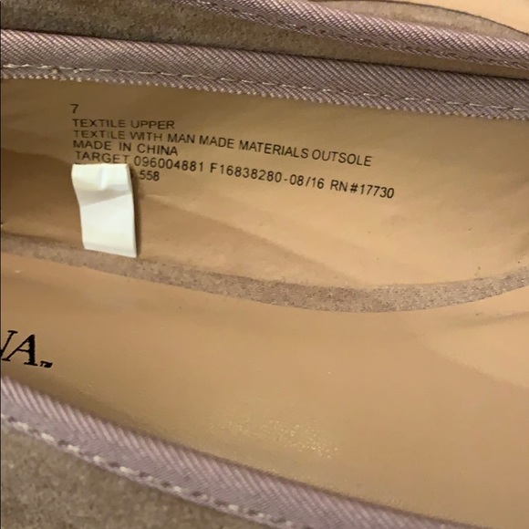 Merona Size 7 Pointy Toe Flats - Picture 5 of 7